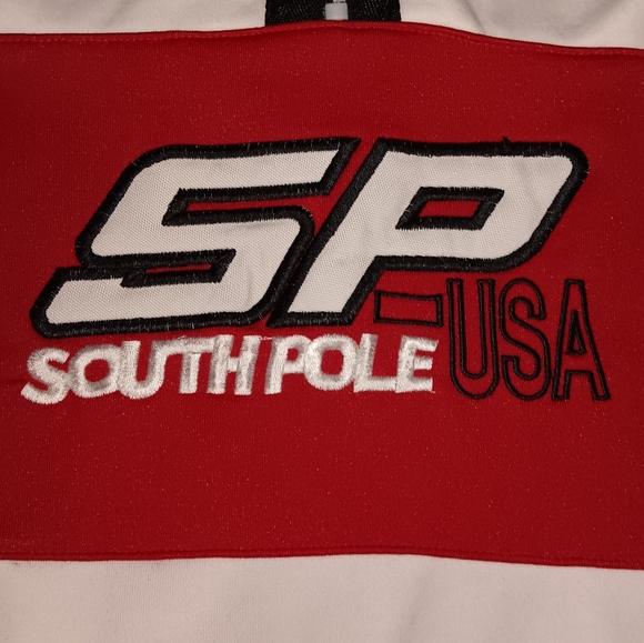 90s South Pole USA Pullover Sweatshirt Sweater Vintage Streetwear Hip Hop Rap - Picture 4 of 9